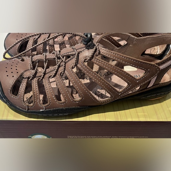 JAMBU SANDALS SHOES BROWN & PINK SIZE 9.5 - Picture 6 of 6